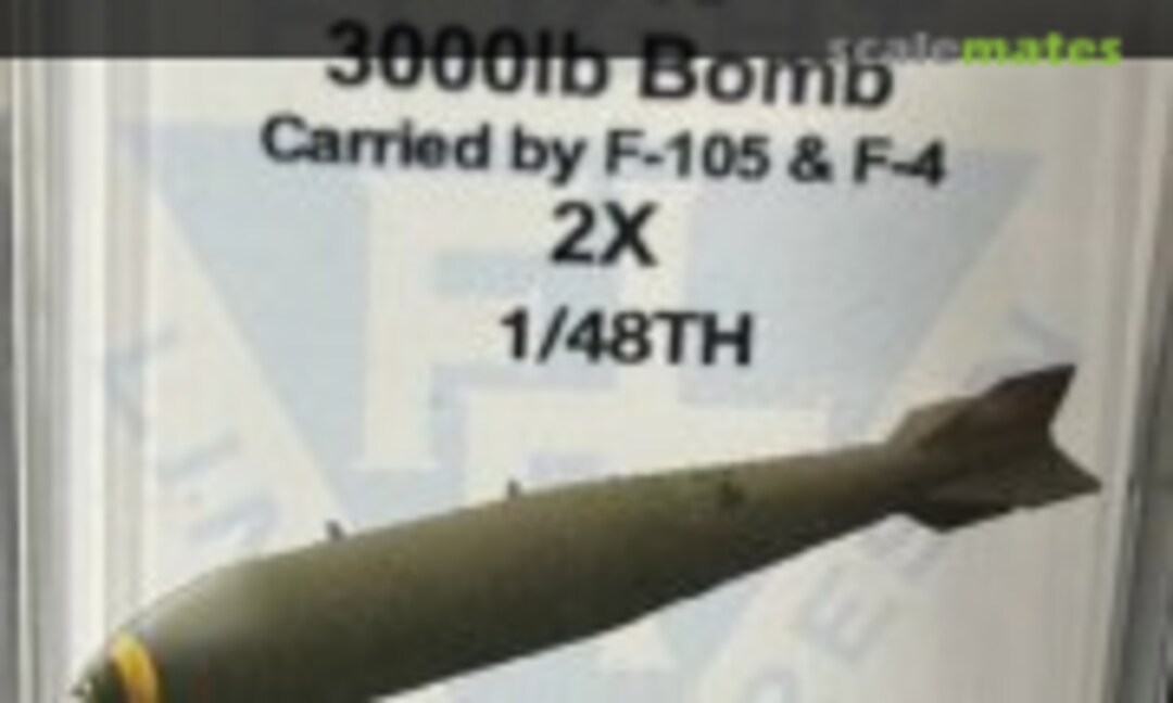 1:48 M118 3000lb Bombs (2 ea) (Flight Line Resin FLR800) FLR800