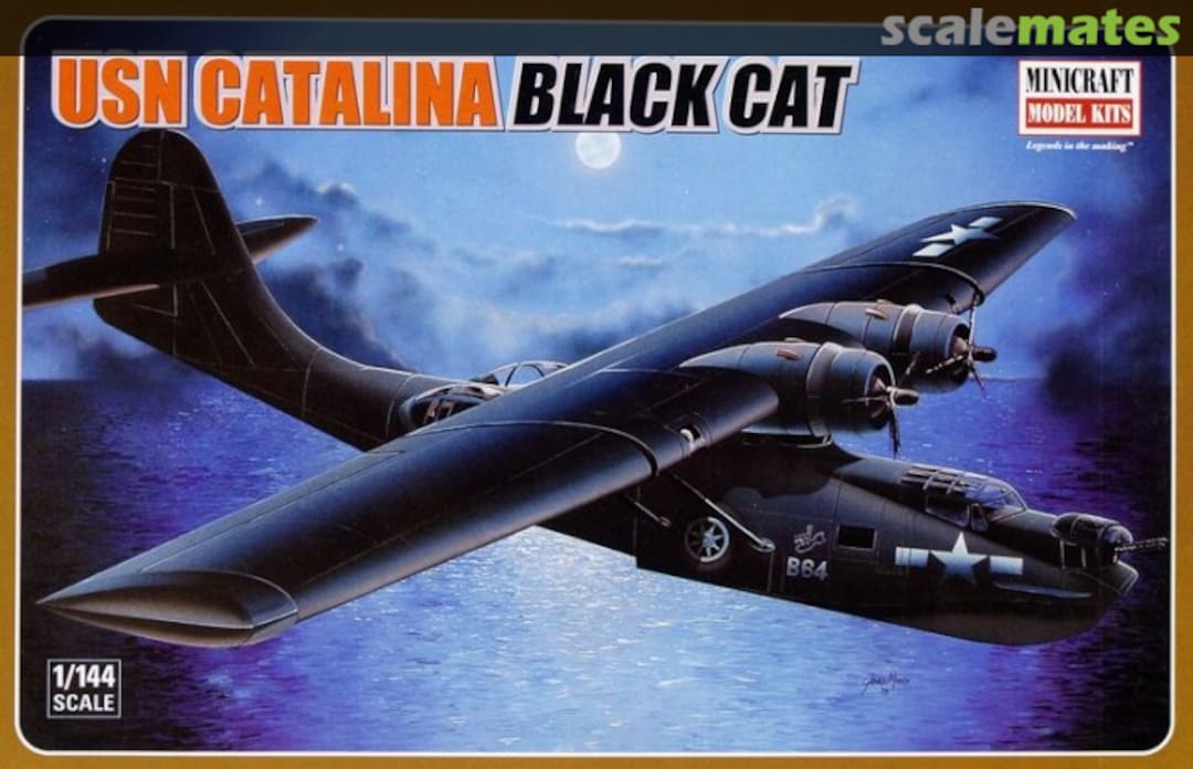 Boxart USN Catalina Black Cat 14518 Minicraft Model Kits Boxart USN Catalina Black Cat 14518 Minicraft Model Kits