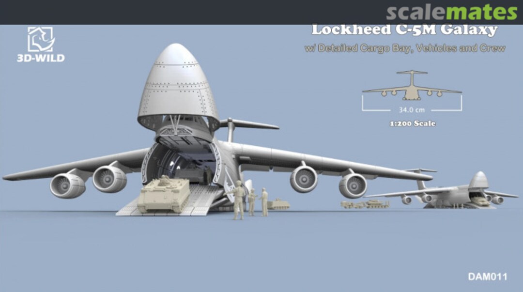 Boxart Lockheed C-5M Galaxy DAM011 3D-Wild Boxart Lockheed C-5M Galaxy DAM011 3D-Wild