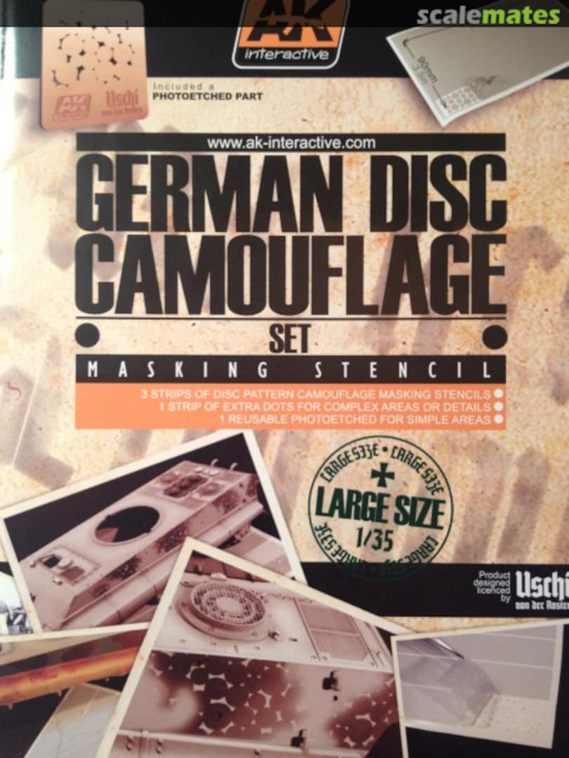 Boxart German Disc Camouflage Set AK 157 AK Interactive Boxart German Disc Camouflage Set AK 157 AK Interactive