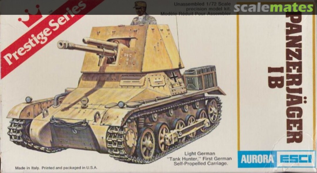 Boxart Panzerjäger I B 6222 Aurora/ESCI Boxart Panzerjäger I B 6222 Aurora/ESCI
