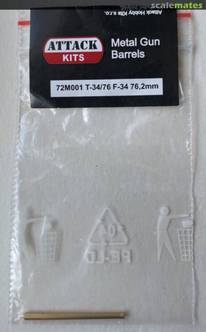 Boxart T-34/76 F-34 76.2mm 72M001 Attack Hobby Kits Boxart T-34/76 F-34 76.2mm 72M001 Attack Hobby Kits