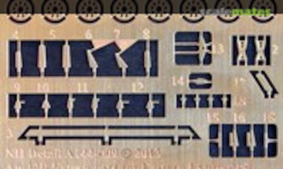 1:144 Ätzteile für Antonov An-12B Exterior Set, NH Detail, A144009 (NH Detail A144-009)