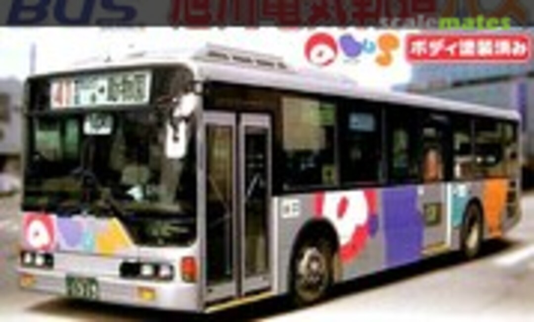 1:32 Asahikawa Denki Kido Bus Mitsubishi Fuso Aero Star (Aoshima 040546) 040546