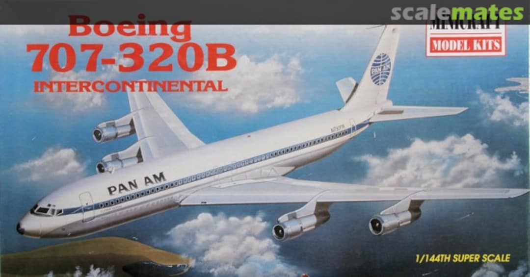 Boxart Boeing 707-320B Intercontinental 14450 Minicraft Model Kits Boxart Boeing 707-320B Intercontinental 14450 Minicraft Model Kits