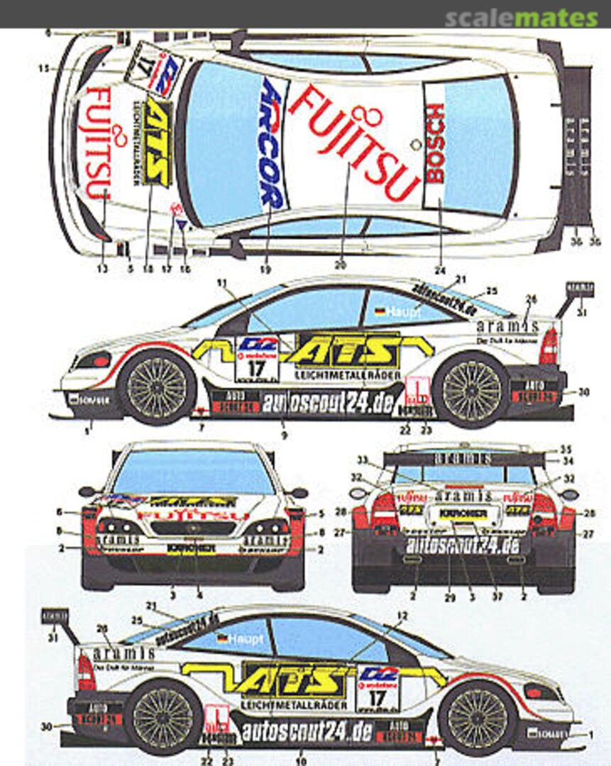 Boxart opel Astra V8 Coupe ST27-DC539C Studio27 Boxart opel Astra V8 Coupe ST27-DC539C Studio27