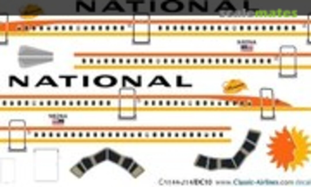 1:144 National DC10 (Classic Airlines CA144-214) CA144-214