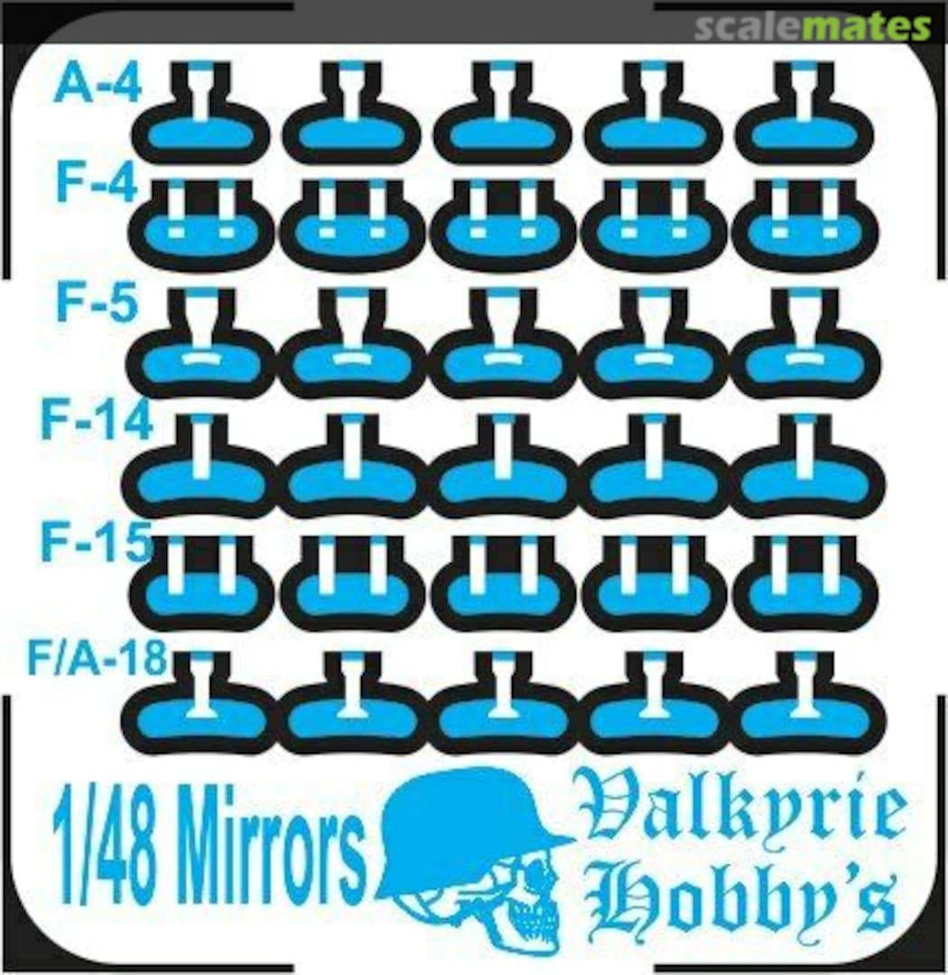 Boxart Cockpit Mirrors for Modern Jets Valkyrie Hobby's Boxart Cockpit Mirrors for Modern Jets Valkyrie Hobby's