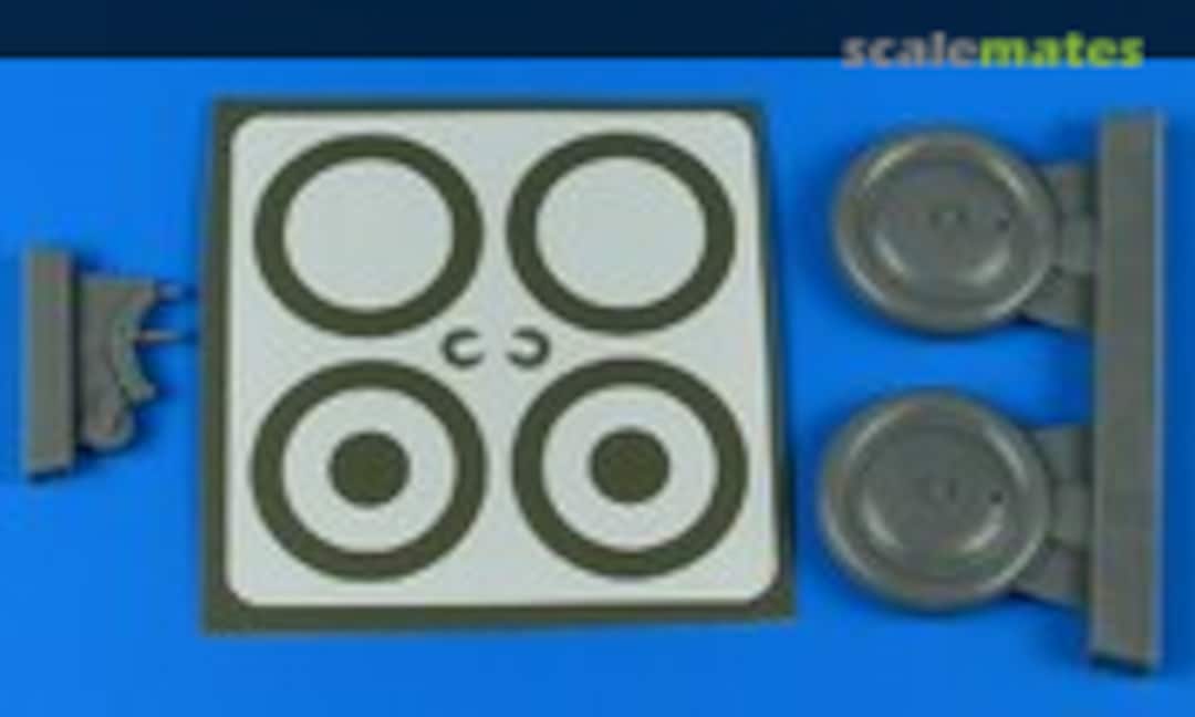 1:32 K5Y Willow wheels and paint masks (Aires 2258) 2258