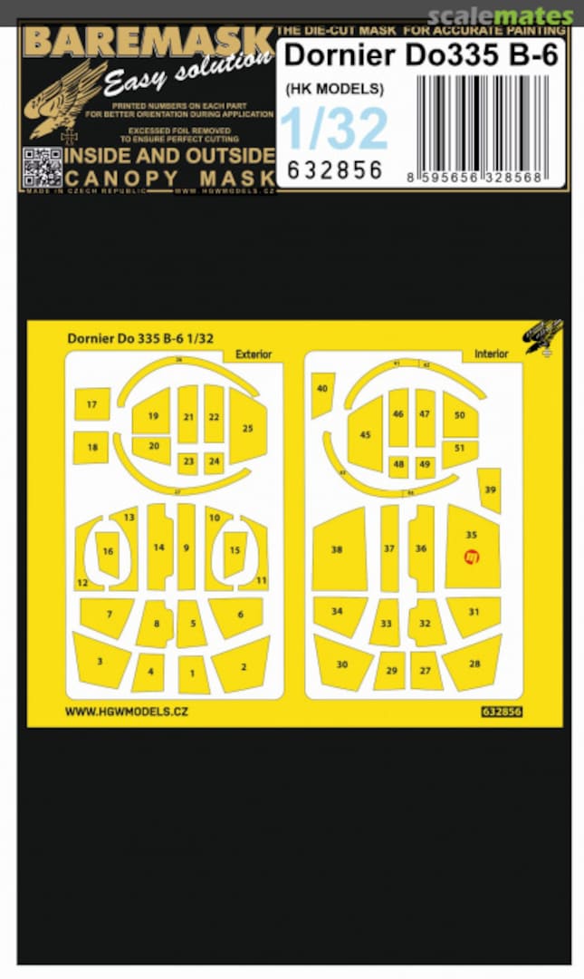 Boxart Dornier Do-335B-6 632856 HK Models Boxart Dornier Do-335B-6 632856 HK Models