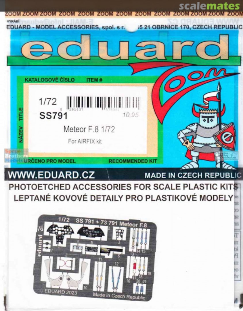 Boxart Meteor F.8 SS791 Eduard Boxart Meteor F.8 SS791 Eduard