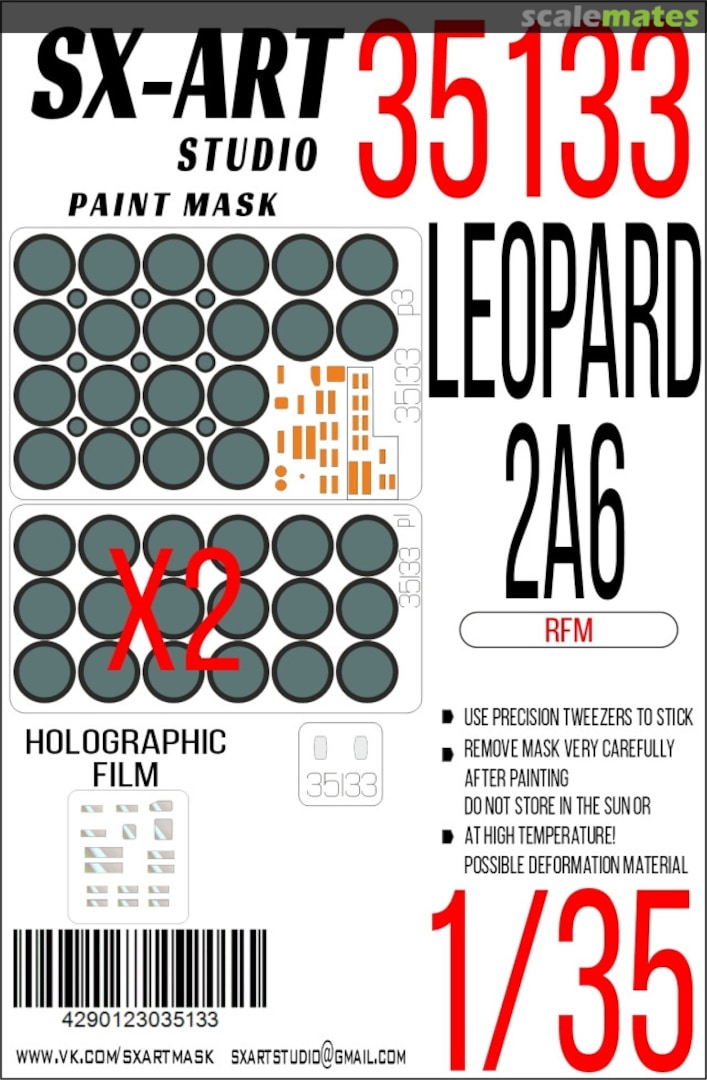 Boxart Leopard 2A6 masks 35133 SX-Art