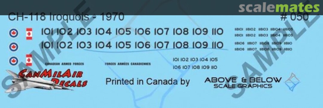 Boxart Bell CH-118 Iroquois 050 Above & Below Graphics Boxart Bell CH-118 Iroquois 050 Above & Below Graphics