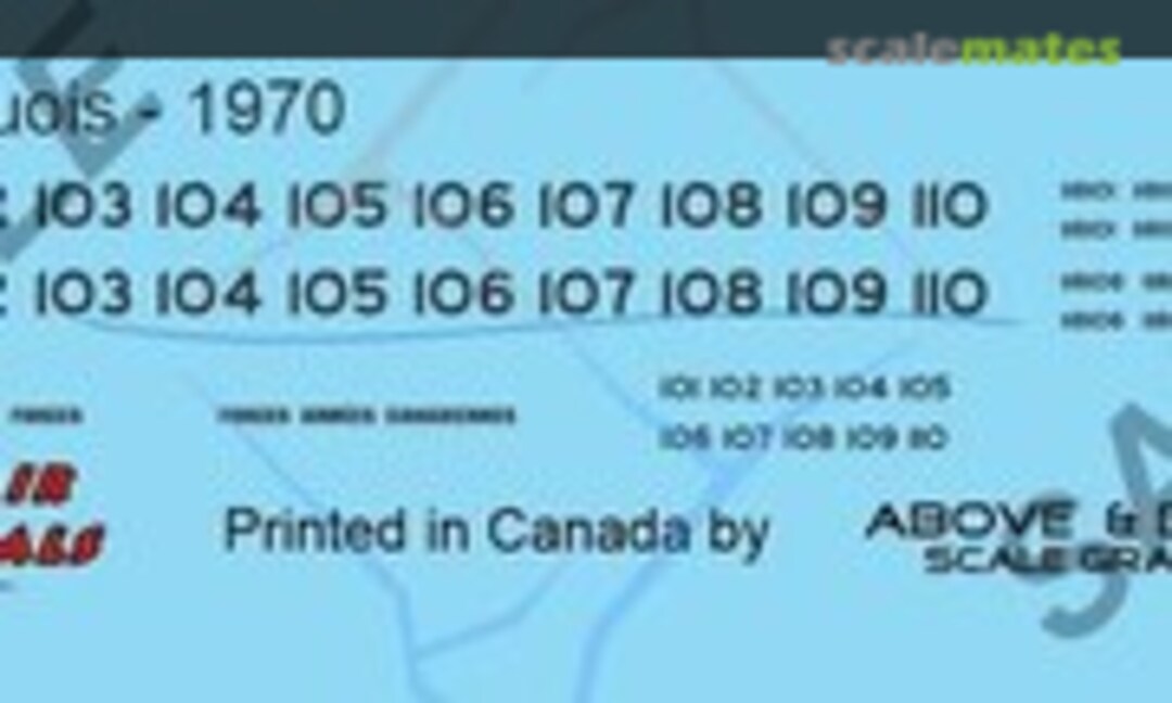 1:144 Bell CH-118 Iroquois (Above & Below Graphics 050) 050