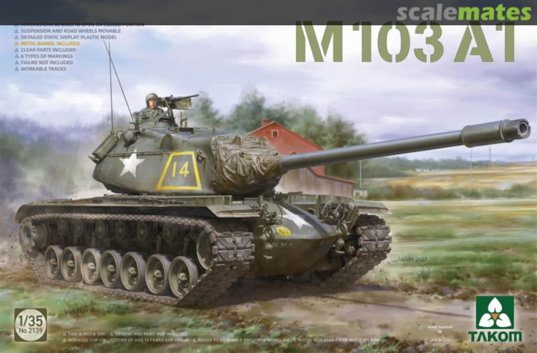 Boxart M103A1 2139 Takom