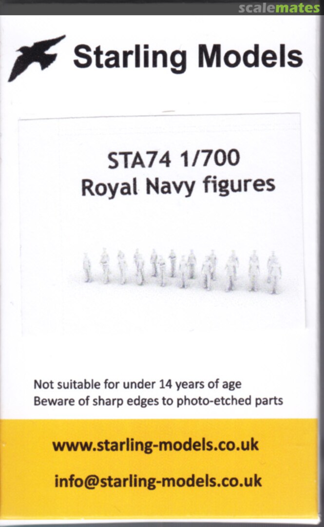 Boxart Royal Navy figures STA74 Starling Models Boxart Royal Navy figures STA74 Starling Models