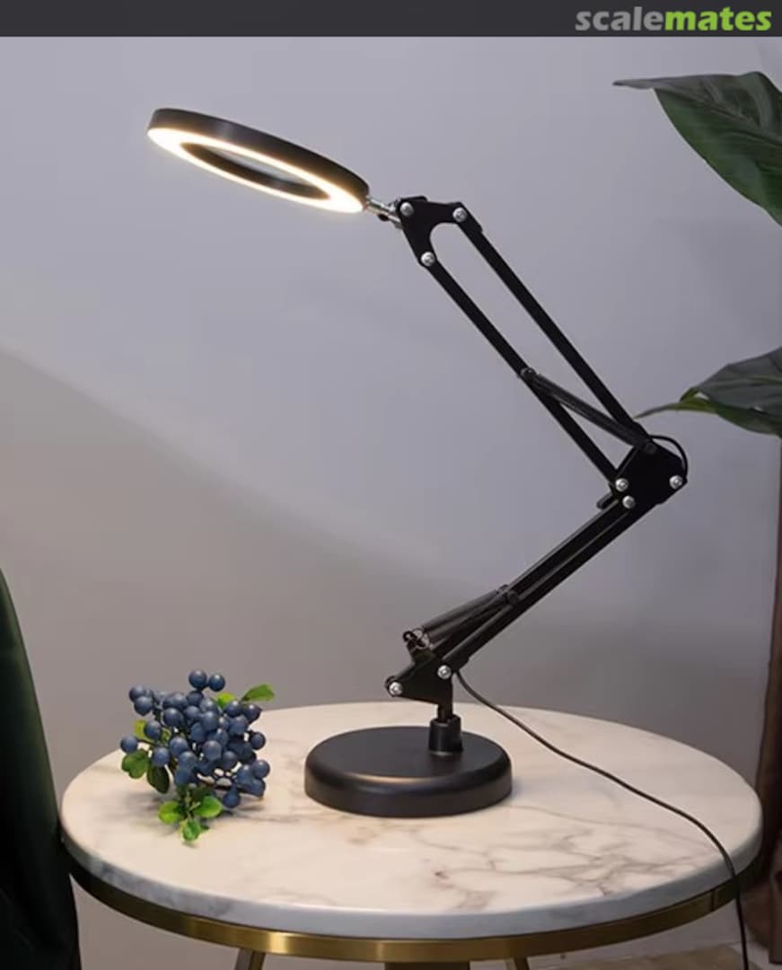 Boxart 8x Led swivel magnifying lamp with 3 color modes TF01 Tungfull