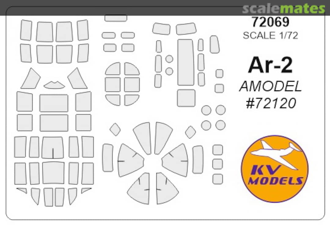 Boxart Ar-2 masks 72069 KV Models Boxart Ar-2 masks 72069 KV Models