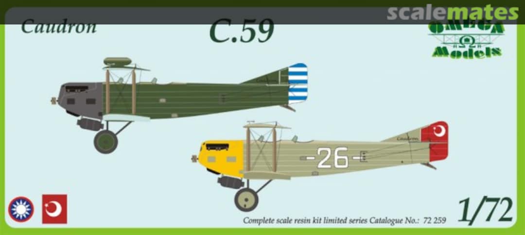 Boxart Caudron C.59 72259 Omega Models Boxart Caudron C.59 72259 Omega Models