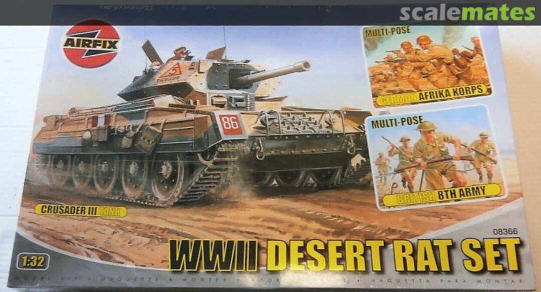 Boxart WWII Desert Rat Set 08366 Airfix