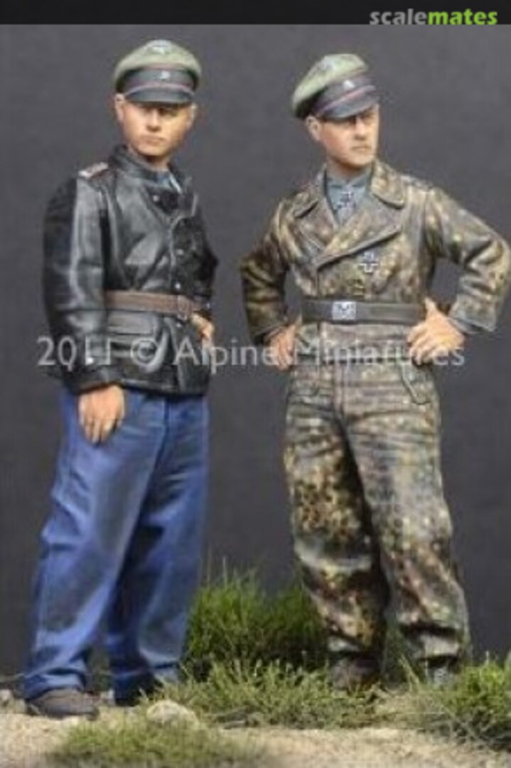 Boxart Tiger Aces in Normandy (2 Figures) 35122 Alpine Miniatures Boxart Tiger Aces in Normandy (2 Figures) 35122 Alpine Miniatures