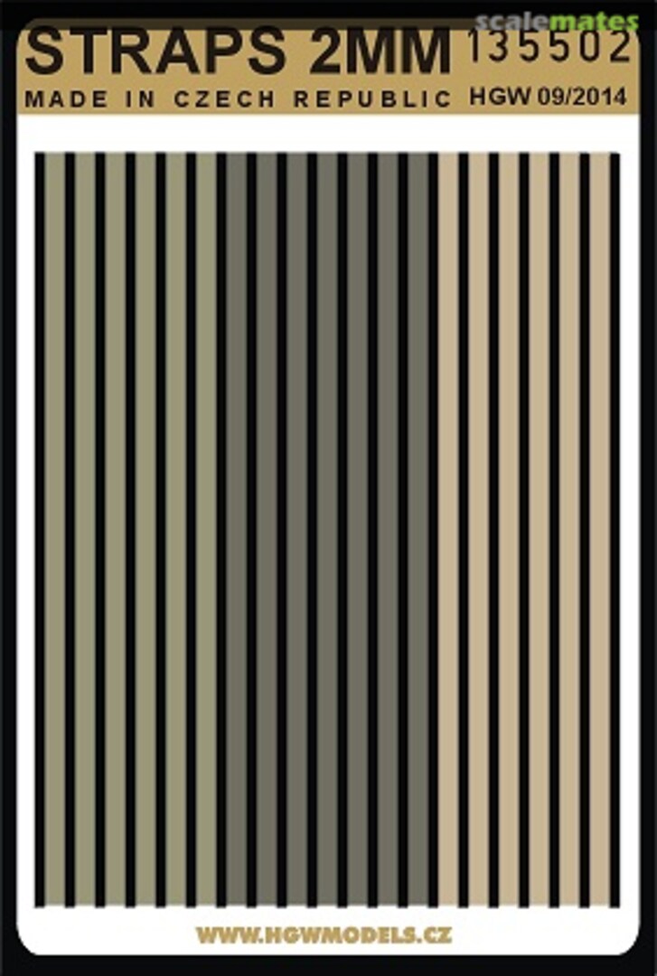 Boxart Straps 2 mm 135502 HGW Models Boxart Straps 2 mm 135502 HGW Models