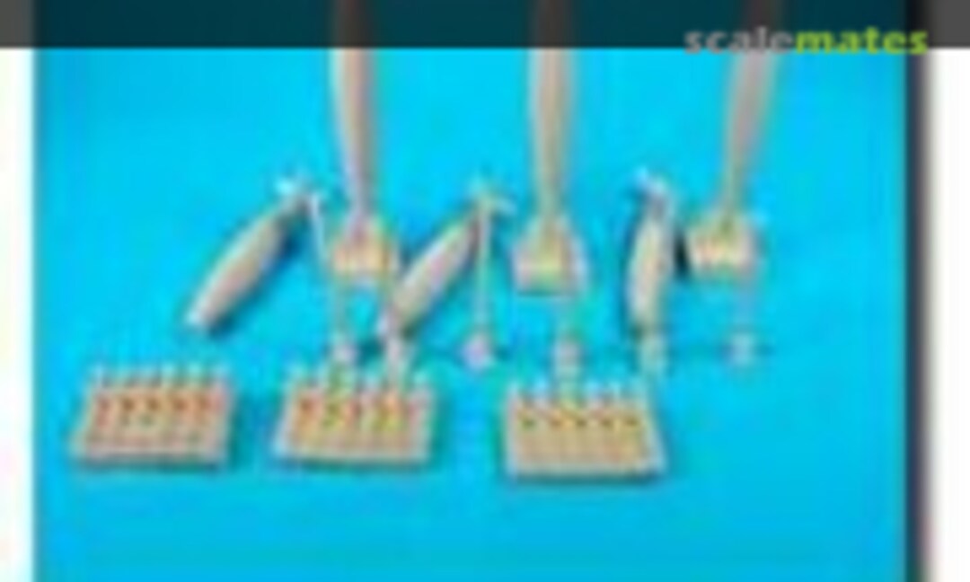 1:32 Mk 82 Bombs (6) w/ Fuse Extenders US Navy (CAM R32001) R32001