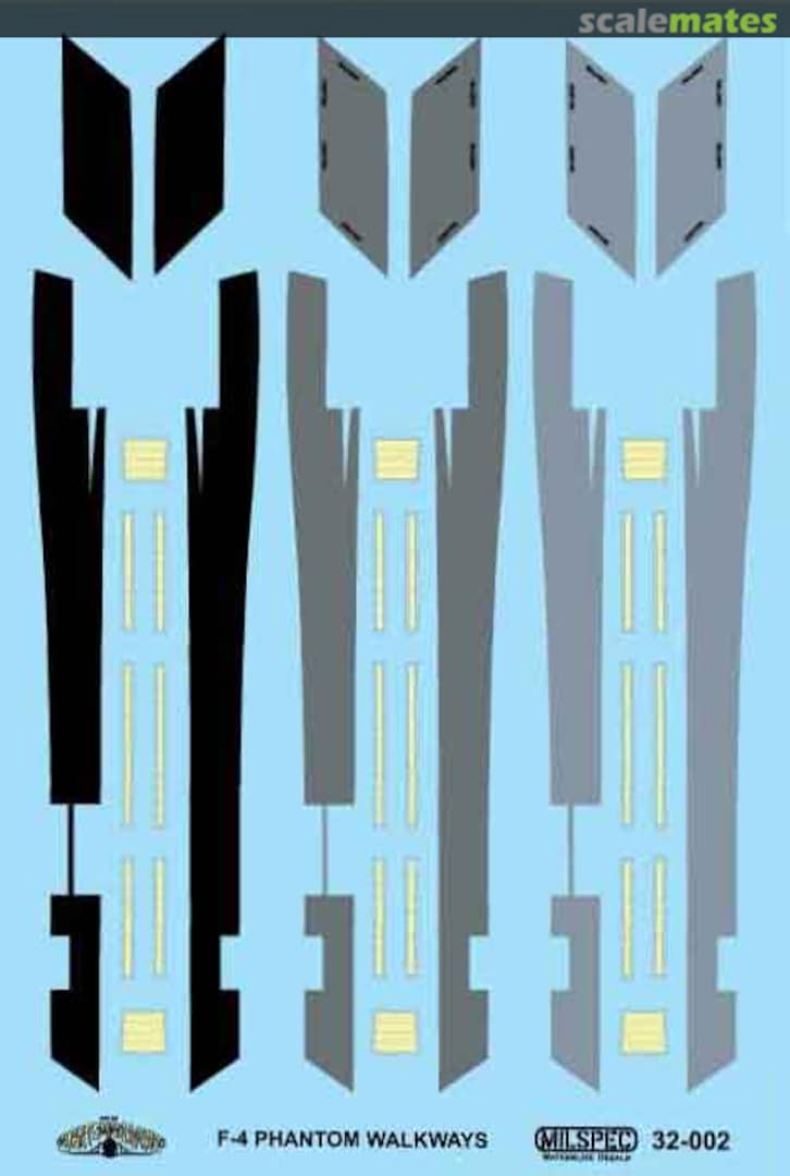 Boxart USN/USMC F-4 Phantom II Walkways & Formation Lights 32-005 Milspec Boxart USN/USMC F-4 Phantom II Walkways & Formation Lights 32-005 Milspec
