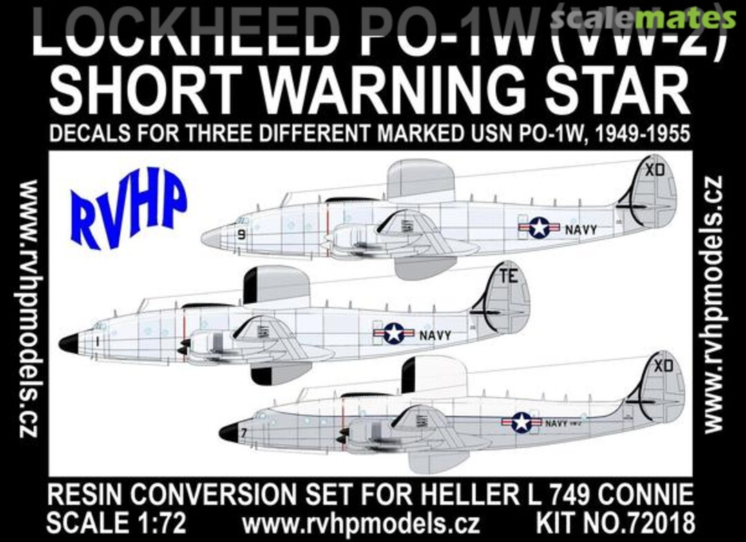 Boxart Lockheed PO-1W (VW-2) 72018 RVHP Boxart Lockheed PO-1W (VW-2) 72018 RVHP