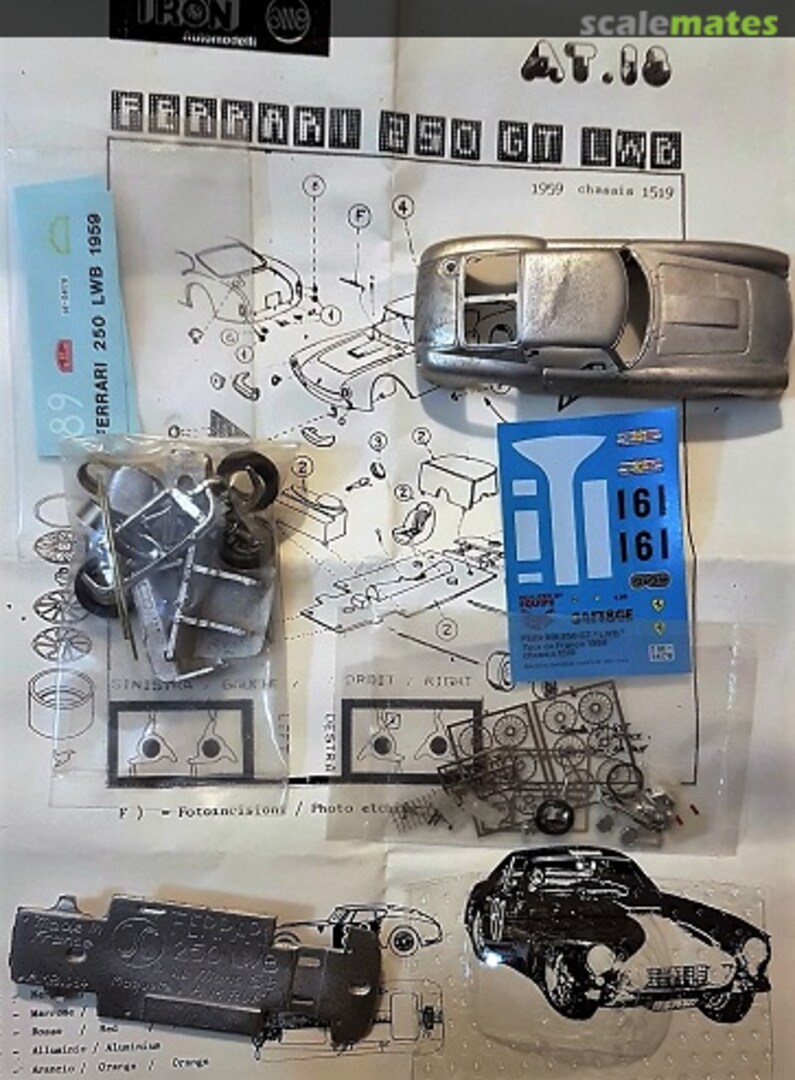 Boxart Ferrari 250 GT "Interim" #1519GT AT18 Tron/AMR Boxart Ferrari 250 GT "Interim" #1519GT AT18 Tron/AMR