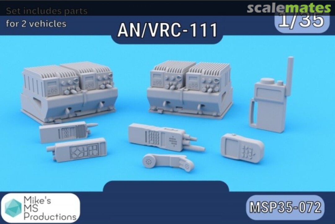 Boxart AN/VRC-111 radio set MSP35-072 Mike's MS Productions Boxart AN/VRC-111 radio set MSP35-072 Mike's MS Productions