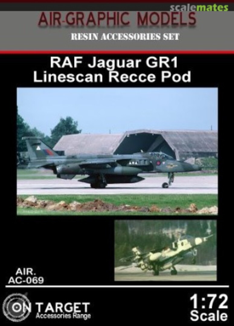 Boxart RAF Jaguar GR1 Linescan Recce Pod AIR.AC-069 Air-Graphics Models Boxart RAF Jaguar GR1 Linescan Recce Pod AIR.AC-069 Air-Graphics Models