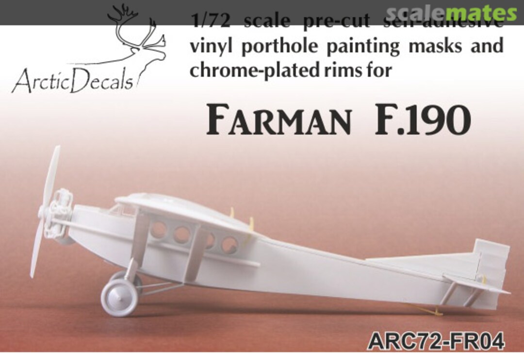 Boxart Farman F.190 AR72-FR04 Arctic Decals Boxart Farman F.190 AR72-FR04 Arctic Decals