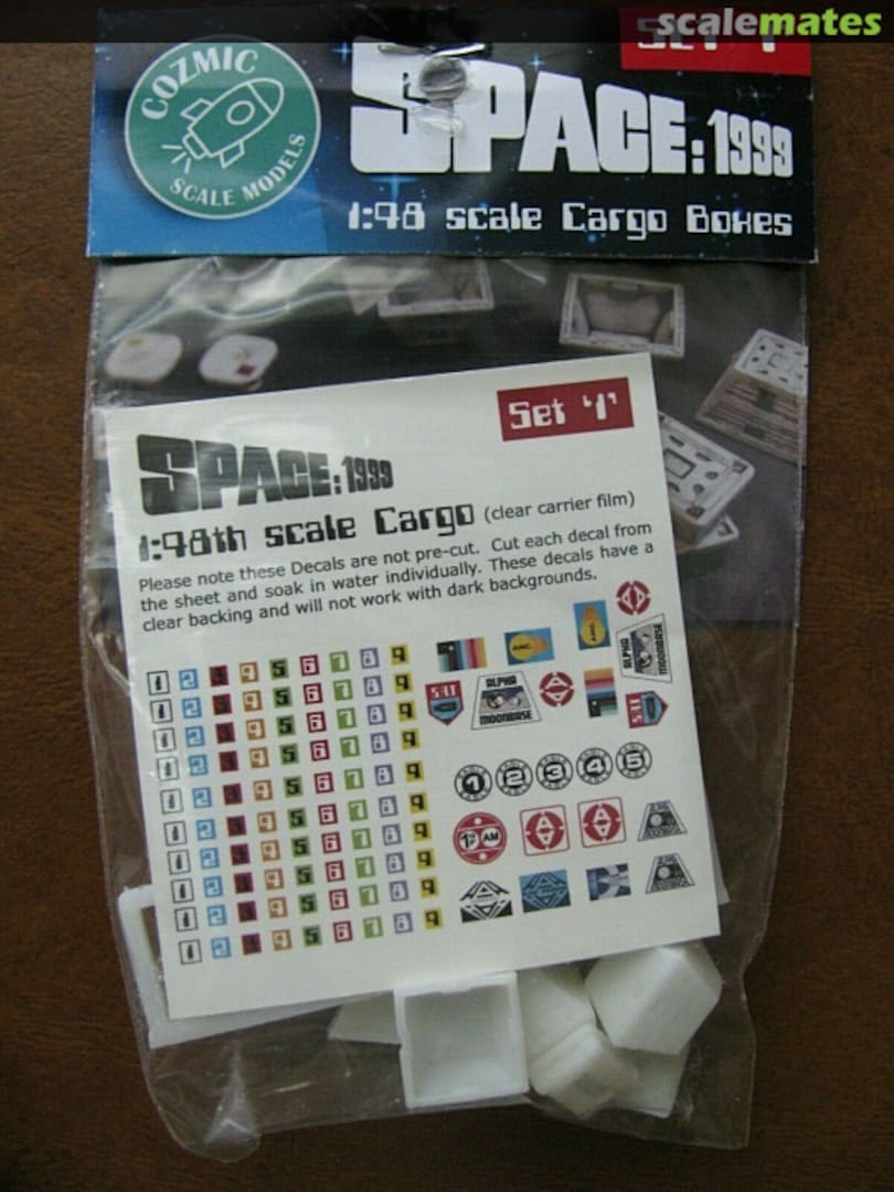 Boxart Cargo Boxes Set 1 CSM-042 Cozmic Scale Models Boxart Cargo Boxes Set 1 CSM-042 Cozmic Scale Models