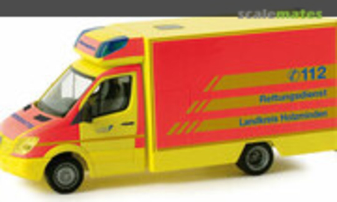 1:87 Mercedes Benz Sprinter 06 RTW Rettungsdienst Holzminden (Herpa 048828)
