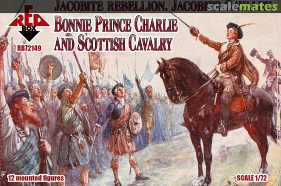 Boxart Bonnie Prince Charlie and Scottish Cavalry RB72149 Red Box Boxart Bonnie Prince Charlie and Scottish Cavalry RB72149 Red Box