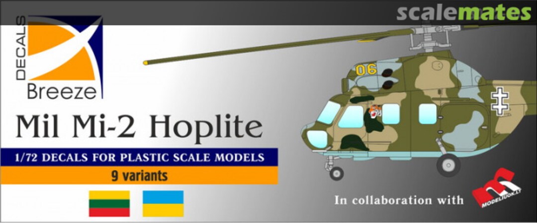 Boxart Mil Mi-2 BD 72-003 Breeze decals Boxart Mil Mi-2 BD 72-003 Breeze decals