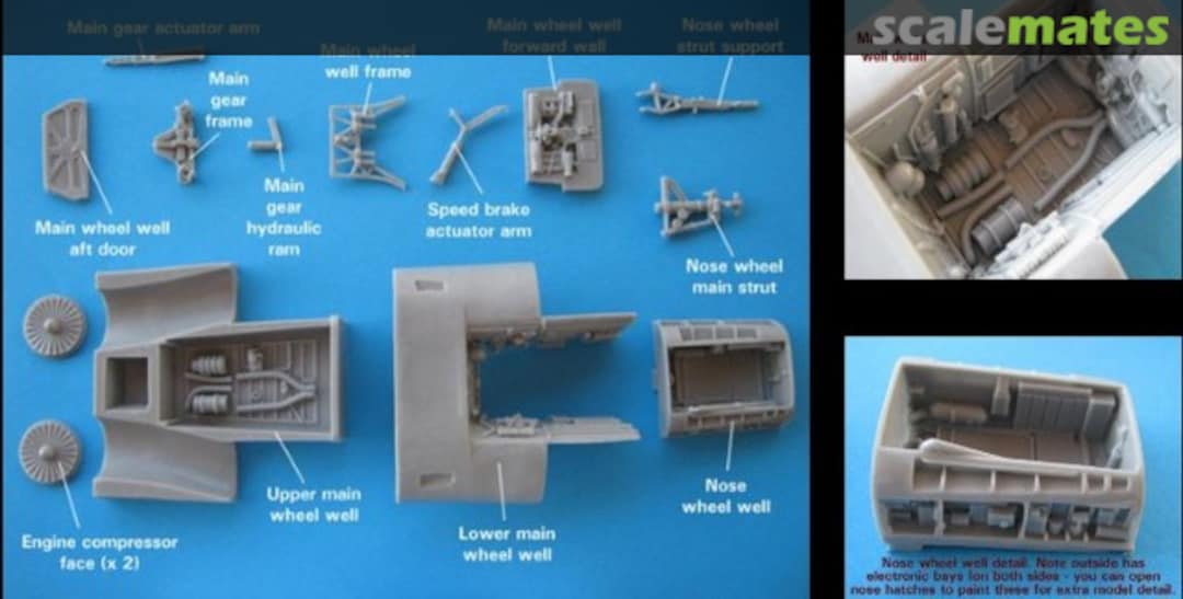 Boxart F-111 Wheel Well and Undercarriage set SDA48020 OzMods