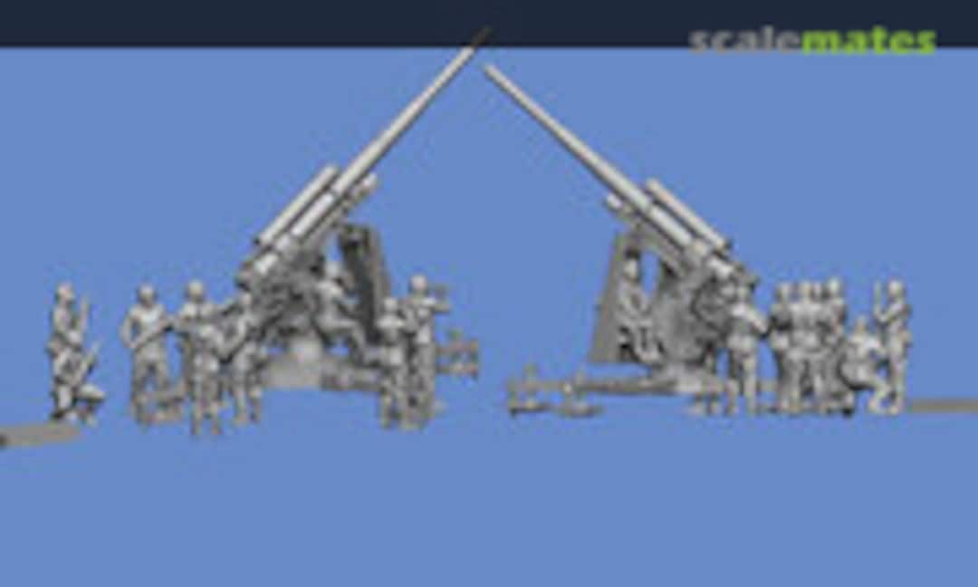 1:72 8,8cm Flak crew in ground combat - camouflage uniform (Germania Figuren GF72WW2-159) GF72WW2-159