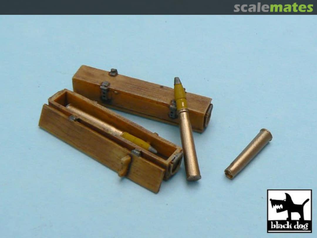 Boxart Tiger I ammo boxes, 24 resin parts + bottles T48012 Black Dog Boxart Tiger I ammo boxes, 24 resin parts + bottles T48012 Black Dog