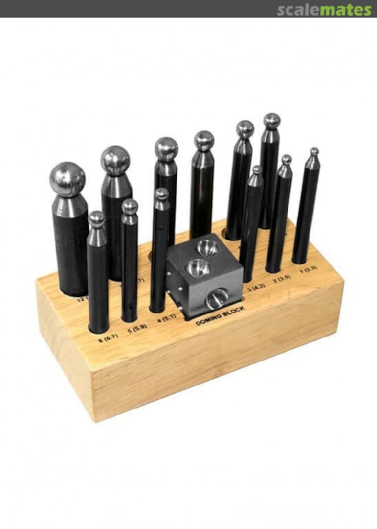 Boxart Doming punch set with doming block G18-81 Mark's Minitools Boxart Doming punch set with doming block G18-81 Mark's Minitools