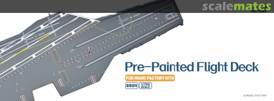 Boxart Pre-Painted Deck for USS Gerald R. Ford 6504 Magic Factory Boxart Pre-Painted Deck for USS Gerald R. Ford 6504 Magic Factory