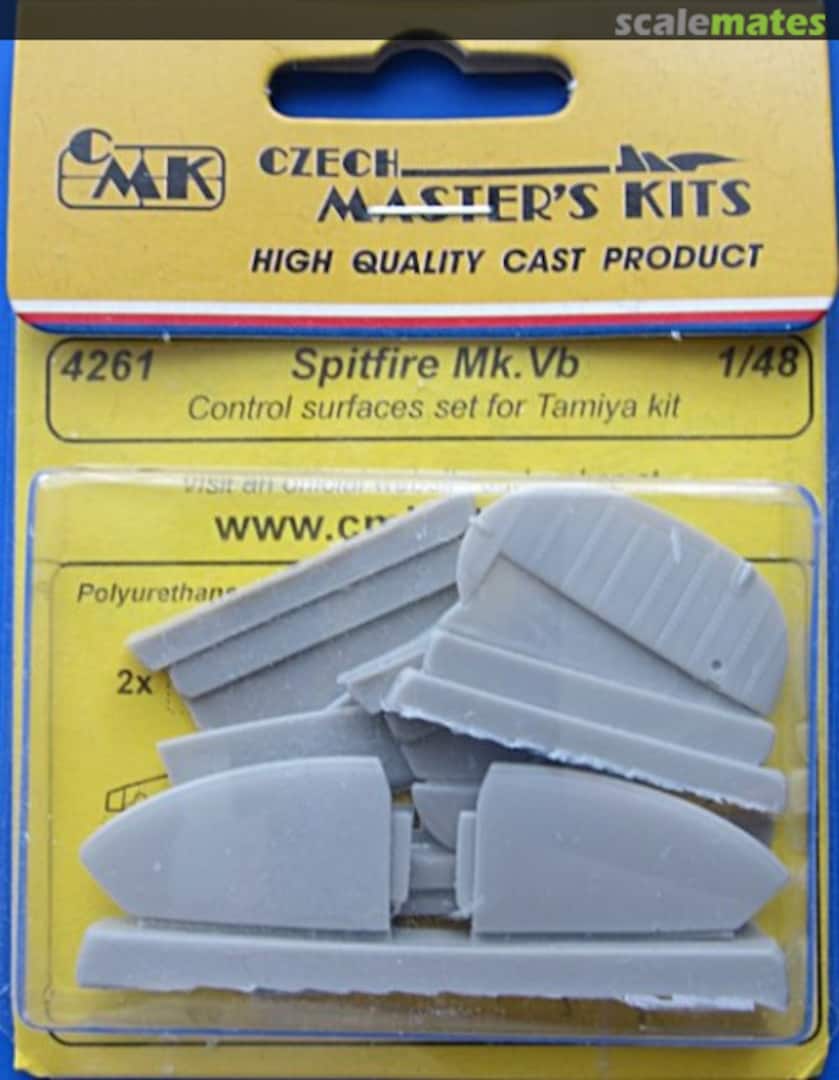 Boxart Spitfire Mk.Vb control surfaces set 4261 CMK Boxart Spitfire Mk.Vb control surfaces set 4261 CMK