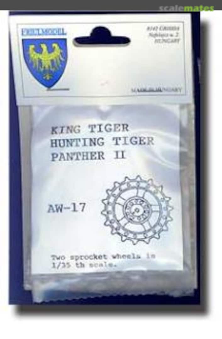 Boxart Tiger II / Jagdtiger / Panther II Antriebsräder AW-17 Friulmodel Boxart Tiger II / Jagdtiger / Panther II Antriebsräder AW-17 Friulmodel