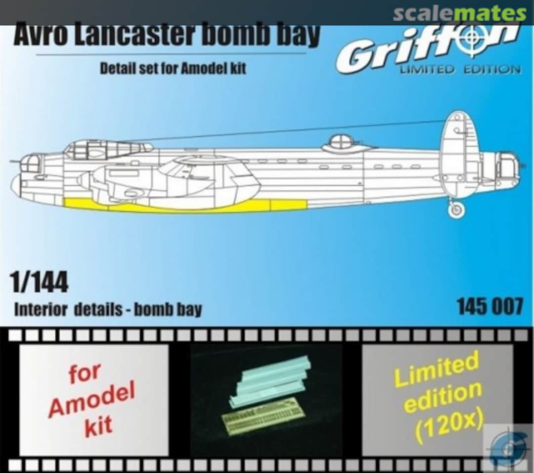 Boxart Avro Lancaster Bomb Bay 145007 Griffon Model Accessories Boxart Avro Lancaster Bomb Bay 145007 Griffon Model Accessories