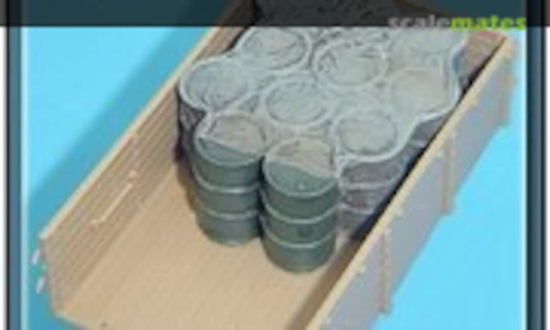 1:48 WWII German Opel Blitz Cargo: Barrels (ToRo Model 48015) 48015