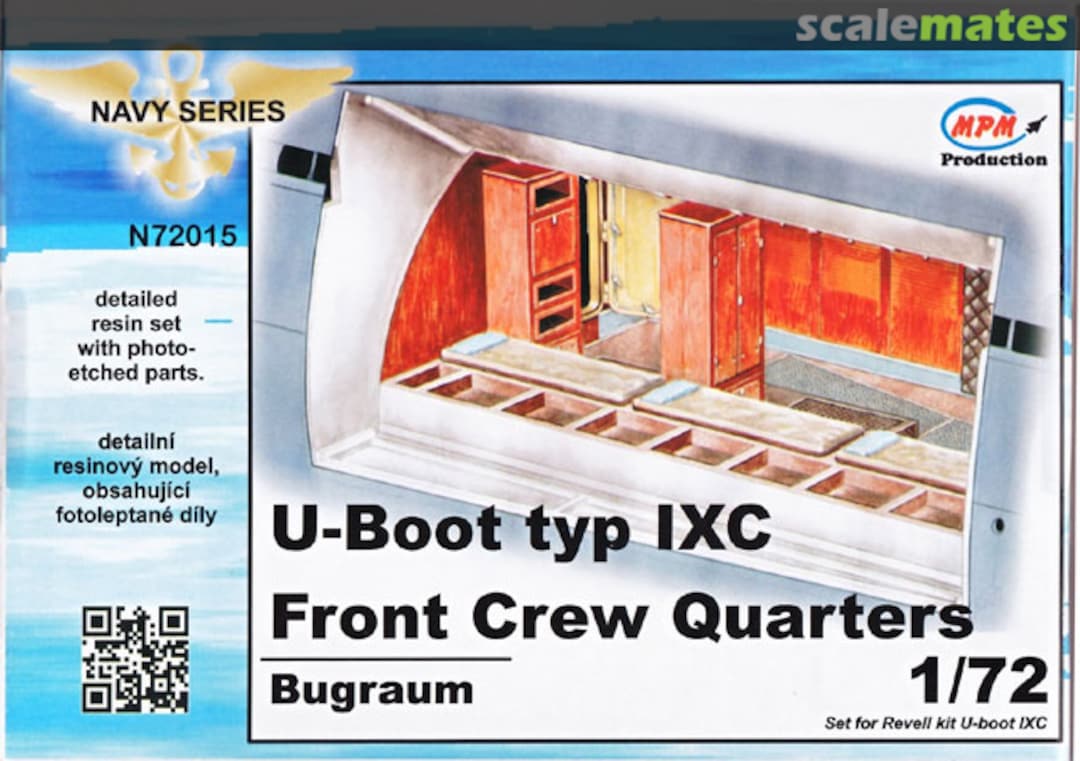 Boxart U-Boot typ IXC Front Crew Quarters N72015 CMK Boxart U-Boot typ IXC Front Crew Quarters N72015 CMK
