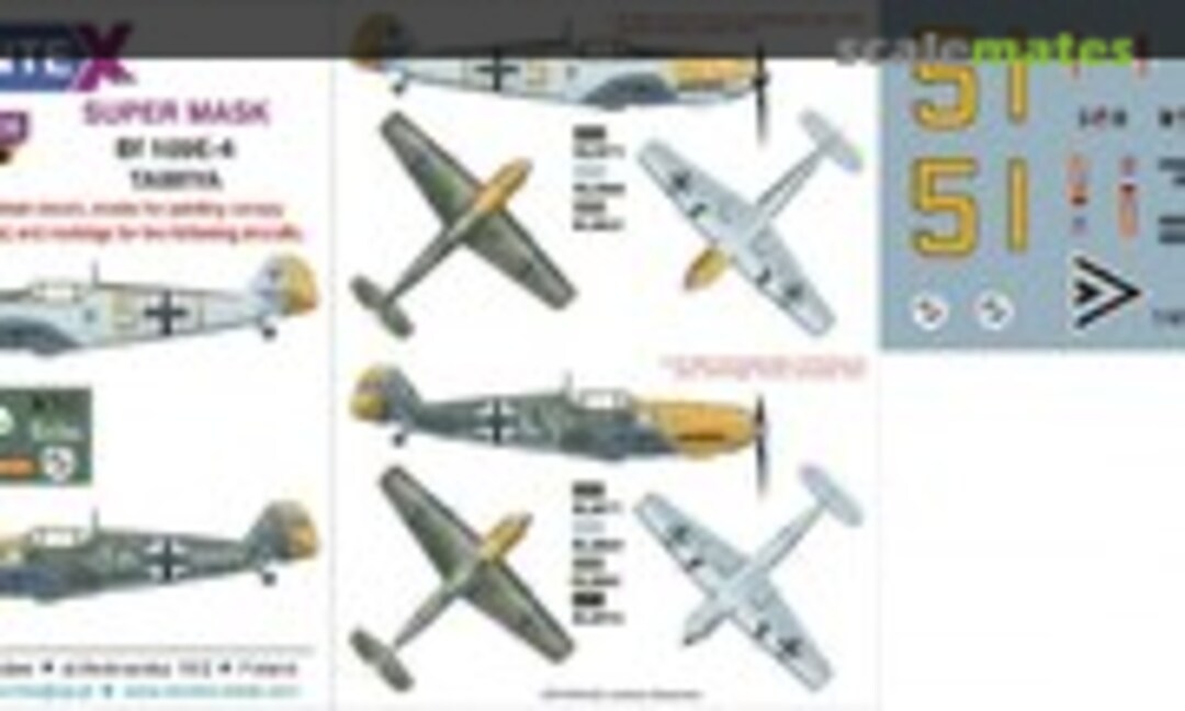 1:48 Bf 109E-4 (Montex K48309) K48309