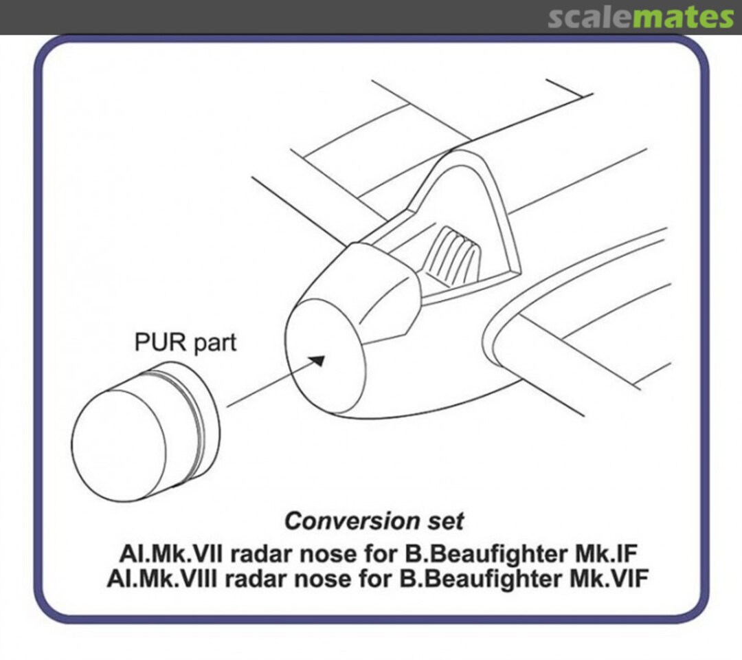 Boxart Bristol Beaufighter AI Mk.VII/Mk.VIII Radar Nose AMLA48039 AML Boxart Bristol Beaufighter AI Mk.VII/Mk.VIII Radar Nose AMLA48039 AML