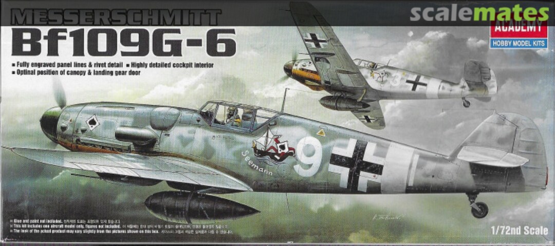 Boxart Messerschmitt Bf 109G-6 12467 Academy